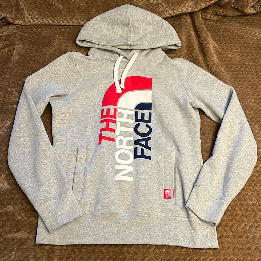 The North Face grey hoodie